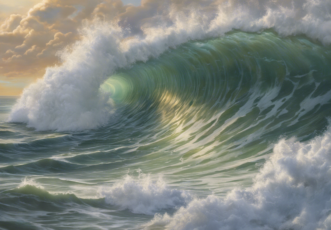 Riding the Wave: Exploring the Beauty of High Tide