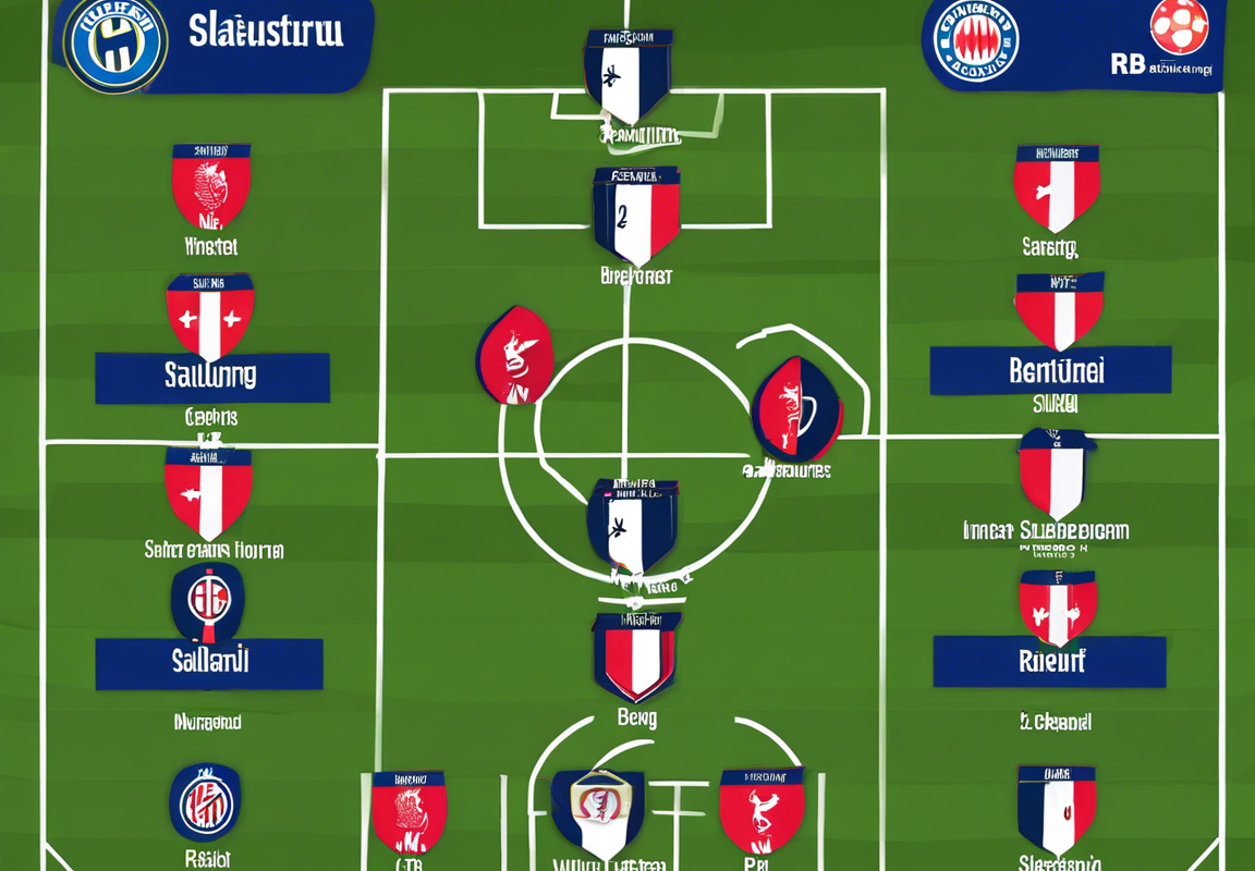 RB Salzburg vs Inter Milan Predicted Lineups for the Match
