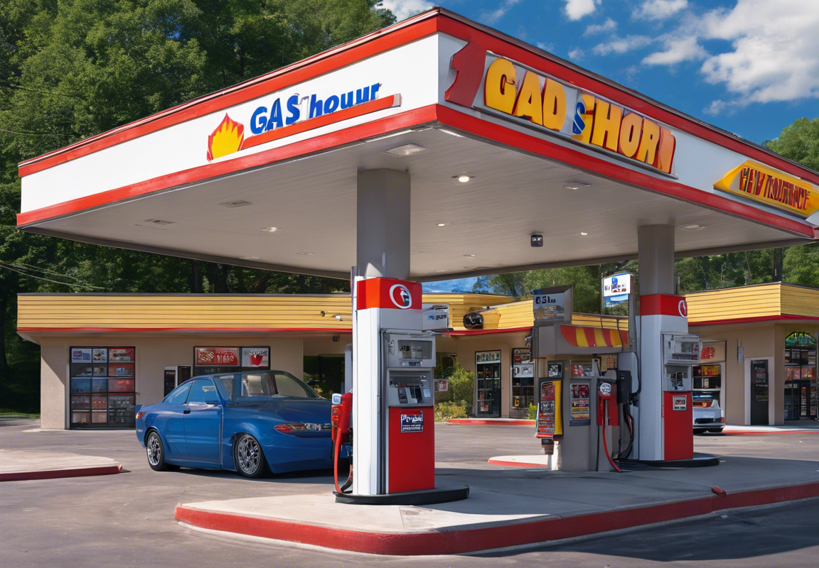 Convenience On-the-Go: 24 Hour Gas Station Services