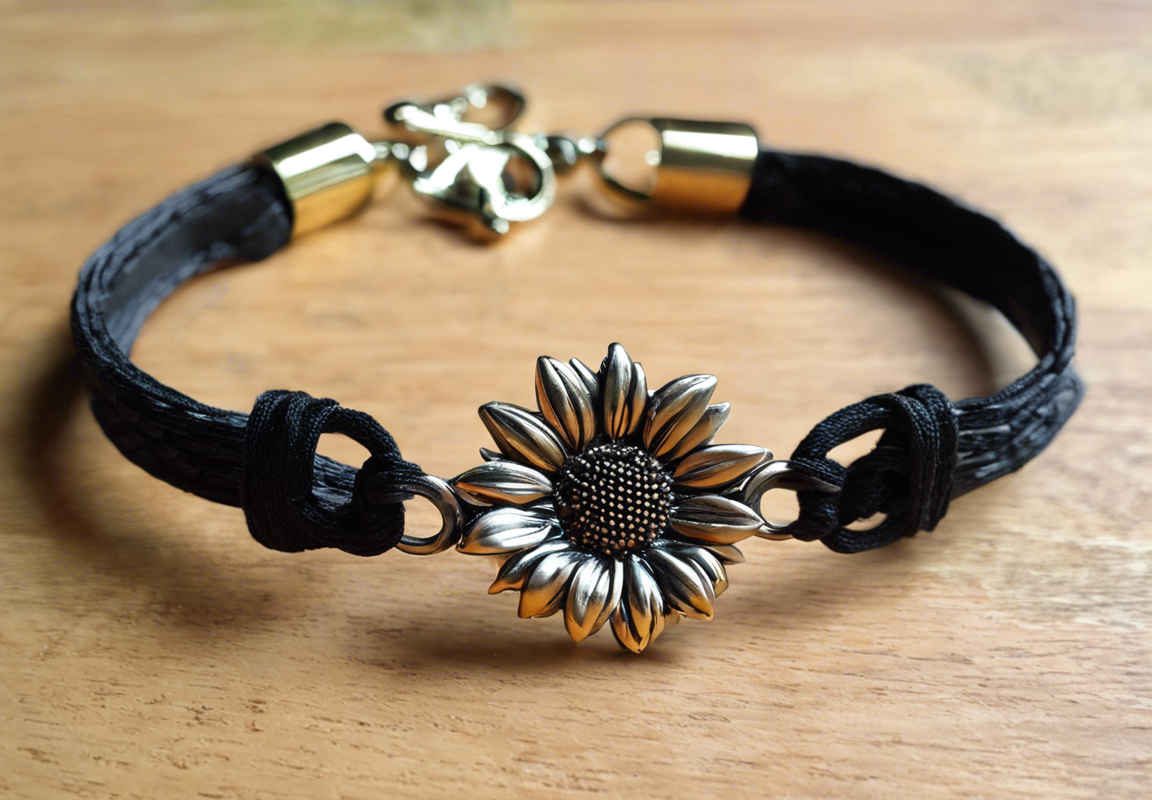 Dainty Sunflower Bracelet: A Must-Have Accessory!