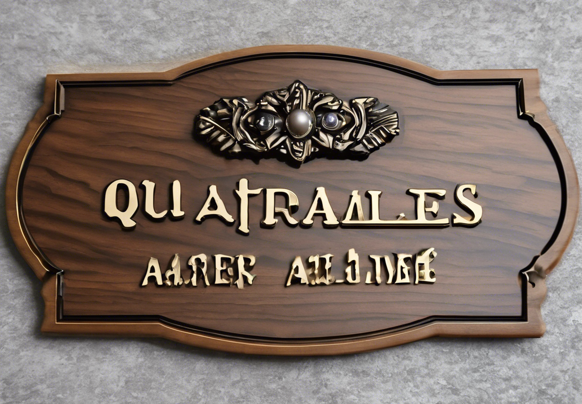 Personalize Your Space with a Custom Name Plate