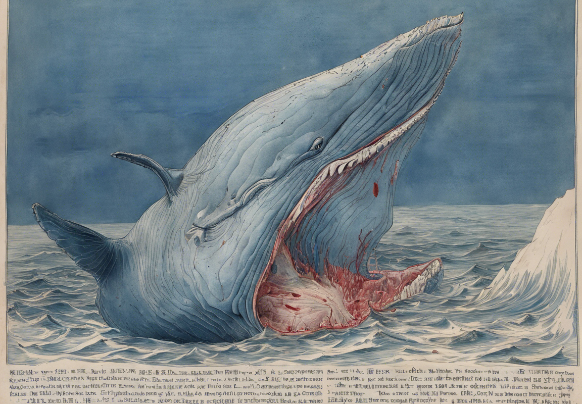 The Blue Whale Bitten in Half in Rare Encounter